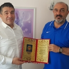 Onursal Üyelik Beratını Takdim Ettik