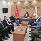 AMDF KURUCU ÜYELERİ AKP İL BAŞKANLIĞINI ZİYARET ETTİK