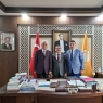 MALATYA İNÖNÜ ÜNİVERSİTESİ Rektörü Ahmet KIZILAY hocamı Kemal Deniz hocamla beraber ziyaret ettik...
